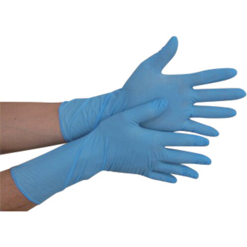 MCC　MAX CLEAN　使い捨てニトリル手袋　ブルー　パウダーフリー　Ｓ　１０００枚入り　【品番：MAX-2633-S】