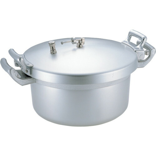 エムテートリマツ　ホクアアルミ業務用圧力鍋２１Ｌ　【品番：001006004】