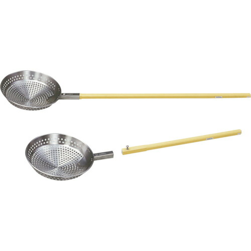 エムテートリマツ　抗菌角柄網ひしゃくφ３００（頭部のみ）　【品番：001500001】
