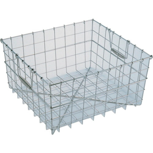 エムテートリマツ　１８?８食器篭Ｂ?４　４８×３９×２０ｃｍテーパー付　【品番：012027009】