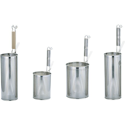 エムテートリマツ　ＵＫ１８?８パイプ柄パンチング　スパゲティてぼ　Ｌ　【品番：013649005】