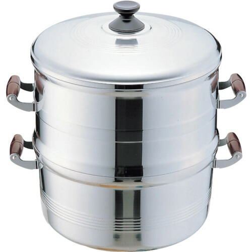 エムテートリマツ　長生セイロ竹スノコ付二重２８ｃｍ　【品番：017044006】