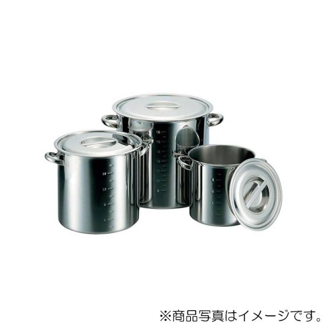 エムテートリマツ　ＣＬ電磁モリブデン寸胴鍋目盛付４２ｃｍ　【品番：019666042】