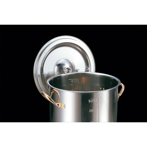 エムテートリマツ　ＡＧクラッド半寸胴鍋　目盛無３３ｃｍ　【品番：029406033】_1