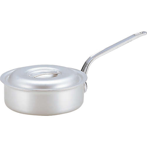 エムテートリマツ　業務用マイスターアルミ浅型片手鍋２７ｃｍ　【品番：031594027】