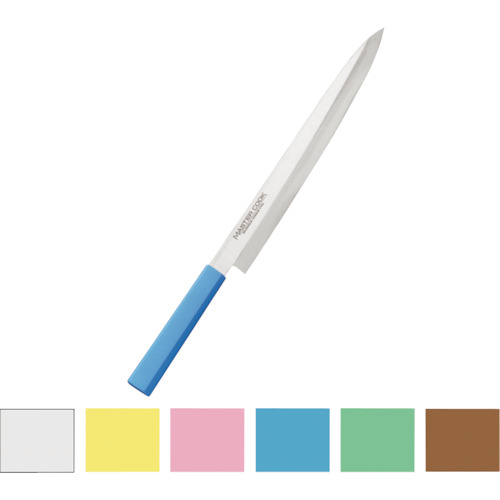 エムテートリマツ　マスターコック抗菌柳刃ＭＣＹＫ２１０Ｍブルー　２１ｃｍ　【品番：031749013】