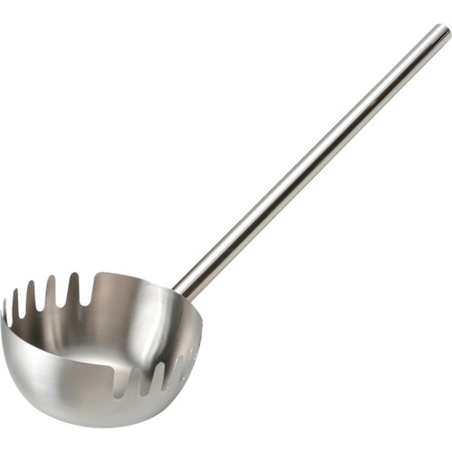エムテートリマツ　１８?８抗菌麺ひしゃく２１ｃｍ　６０ｃｍパイプ柄　【品番：032618004】