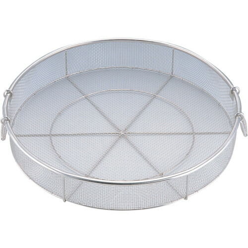 エムテートリマツ　１８?８給食用手付蒸しカゴ　８０ｃｍ（５メッシュ）　【品番：033040005】