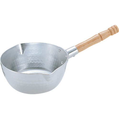 エムテートリマツ　ＳＳアルミ　アルマイト打出雪平鍋（上物）２７ｃｍ　【品番：037002007】 6,529円