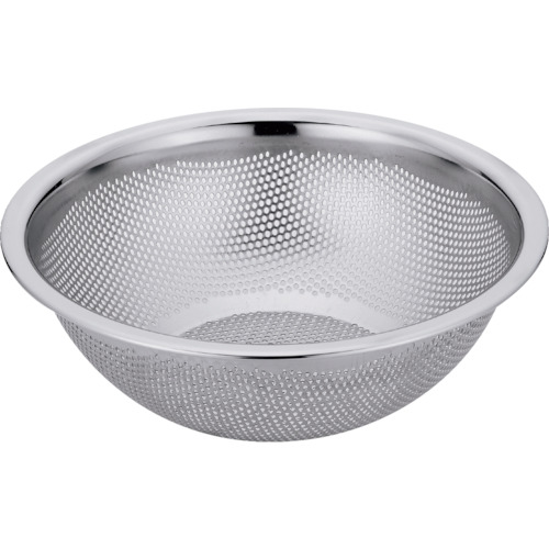 エムテートリマツ　ＵＫ１８?８ＨＡＣＣＰ対応パンチング水切りボール２７ｃｍ　【品番：070421027】