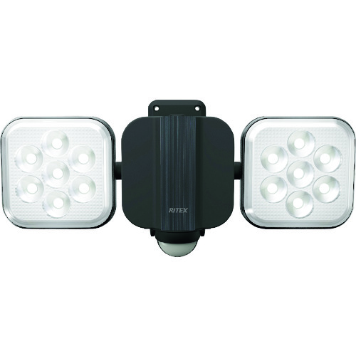 ムサシ　ＲＩＴＥＸ　１１Ｗ２灯フリーアーム式ＬＥＤセンサーライト　【品番：LED-AC2022】