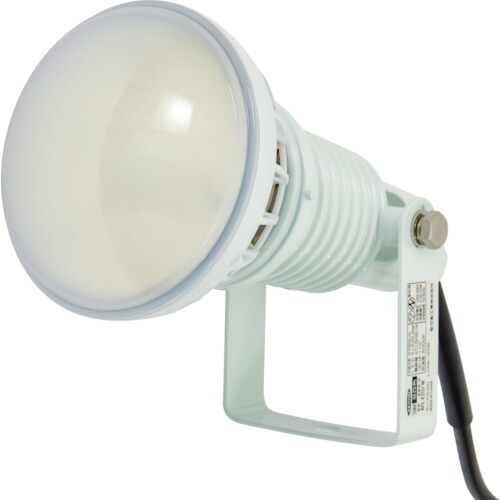 日動工業　エコビックＬＥＤ投光器２０Ｗ　常設型　昼白色　電線１．５ｍ　本体白　【品番：AFL-E20J-W】