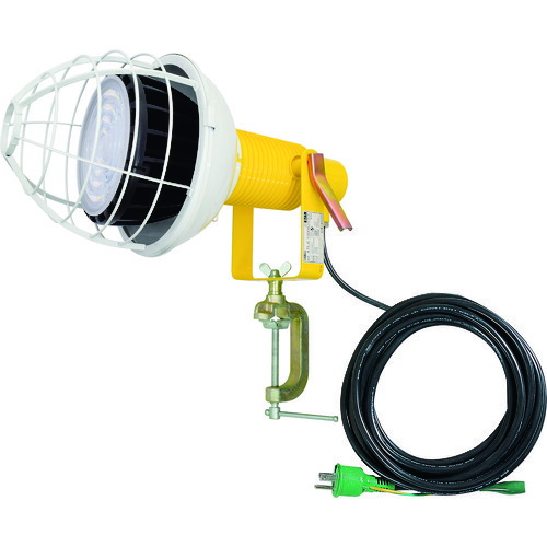 日動工業　エコビックＬＥＤ投光器１００Ｗ　作業用　スポット　昼白色　アース付　電線５ｍ　【品番：ATL-E10005J-S-50K】