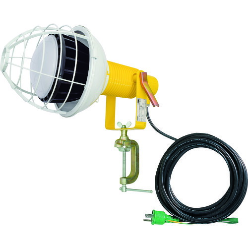 日動工業　エコビックＬＥＤ投光器１００Ｗ　作業用　ワイド　昼白色　アース付　電線５ｍ　【品番：ATL-E10005J-W-50K】