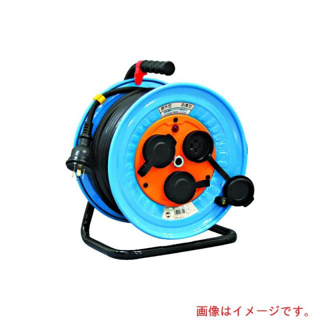 日動工業　電工ドラム　屋外型　三相２００Ｖ　３０ｍ　【品番：DNW-E330-20A】