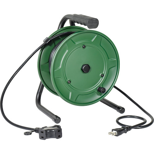 日動工業 電工ドラム 100V 屋内型 のびーる 深緑マット アース無し 10m 【40個】 【品番:FB10S-OG】