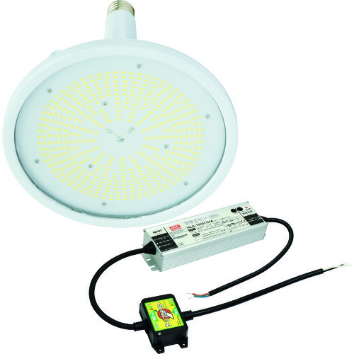 日動工業　ハイスペックハイディスク１５０Ｗ　電源装置外付け型　昼白色　口金式　ワイド　【品番：L150V2-E39-HW-50K-N】