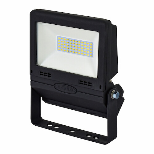 日動工業　フラットライト２０Ｗ　常設用　黒　【電球色】　【品番：LJS-FH20D-BK-25K】