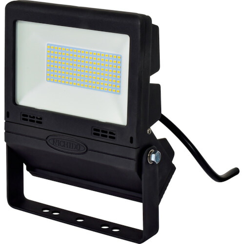 日動工業　ＬＥＤ投光器　常設用フラットライト５０Ｗ　黒　【品番：LJS-FH50D-BK-50K】