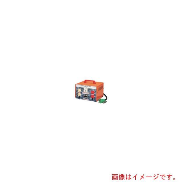 日動工業　昇圧専用トランス　安全型（連続定格）　３ＫＶＡ　３芯タイプ　アース付　過負荷漏電保護兼用ブレーカー付　【品番：M-EK30】