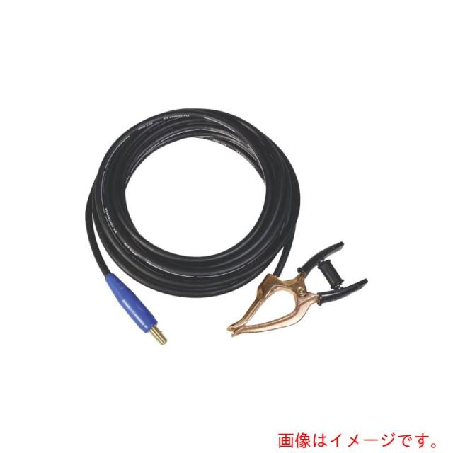 日動工業　アースクリップ（オスジョイント付）　２０ｍ　ＷＣＴ２２ｓｑ　【品番：NA-EJ20】