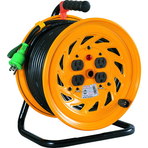 日動工業　電工ドラム　アース付　５０ｍ　【品番：NF-E54】