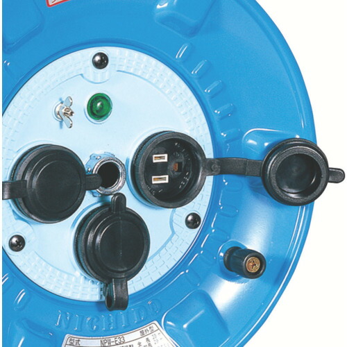 日動工業　電工ドラム　屋外型　アース付　２０ｍ　【品番：NPW-E23】_1