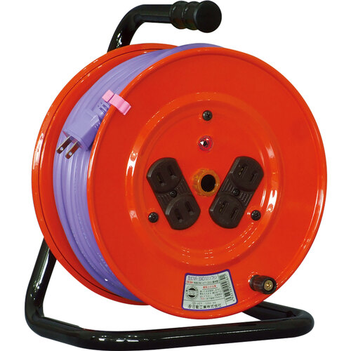 日動工業　電工ドラム　１００Ｖ　アースなし　３０ｍ　パイロットランプ付　【品番：NR-304DS】