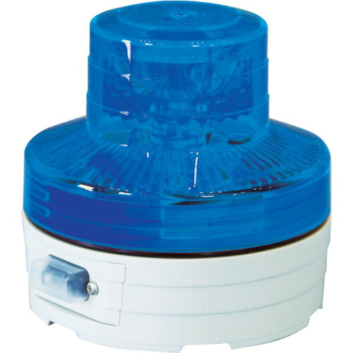日動工業　電池式ＬＥＤ回転灯ニコＵＦＯ　夜間自動点灯タイプ　青　【品番：NU-BB】