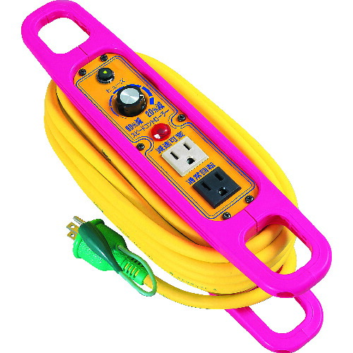 日動工業　スピードコントローラー１００Ｖ　ハンドリールタイプ屋内型　１０ｍ　アース付　サーキットブレーカ付　【品番：SH-E102】