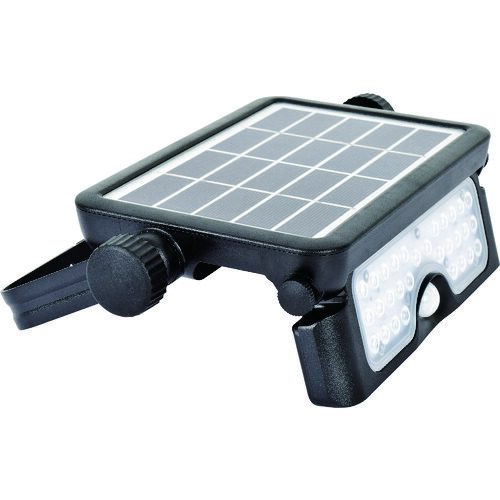 日動工業　ソーラーＬＥＤセンサーライト　エコフラッシュミニ５Ｗ　【品番：SOL-5PIR-60K】
