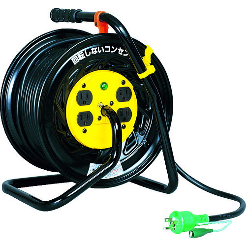 日動工業　電工ドラム　マジックリール　アース付　３０ｍ　【品番：Z-E34】
