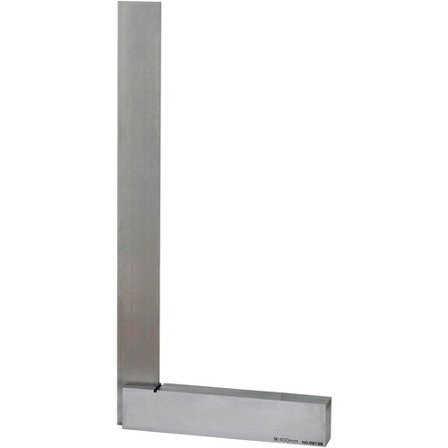 新潟精機　SK　台付直角定規　台付スコヤ　焼入　４００ｍｍ　【品番：AA-F400】