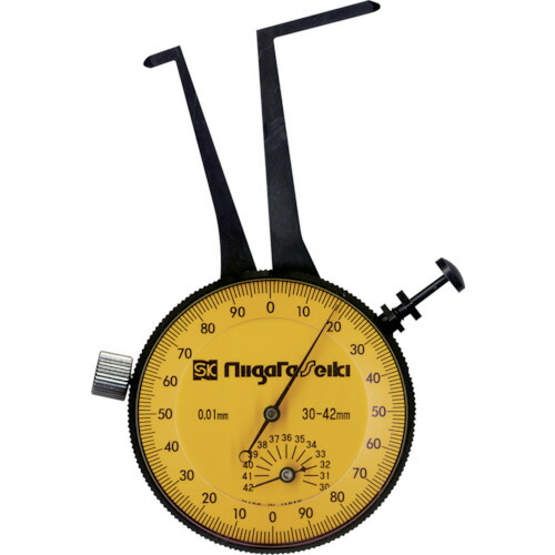 新潟精機　SK　ダイヤルキャリパゲージ（内側）　測定範囲３０〜４２ｍｍ　【品番：AI-4】