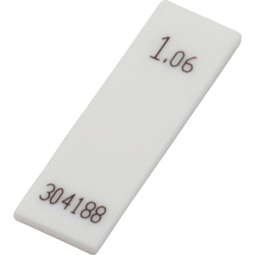 【メール便対応】新潟精機　SK　セラミックブロックゲージ　０級相当品　１．０６ｍｍ　【品番：BC0-106】 6,195円