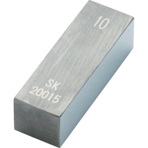 【メール便対応】新潟精機　SK　超硬ブロックゲージ　０級相当品　１０．００ｍｍ　【品番：BT0-1000】