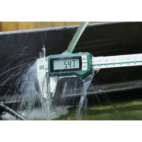 新潟精機　SK　デジタルＳラインキャリパ　ＩＰ６７（防水防塵）　摺動面ラップ仕上げ　３００ｍｍ　【品番：D-300IP67M】_1