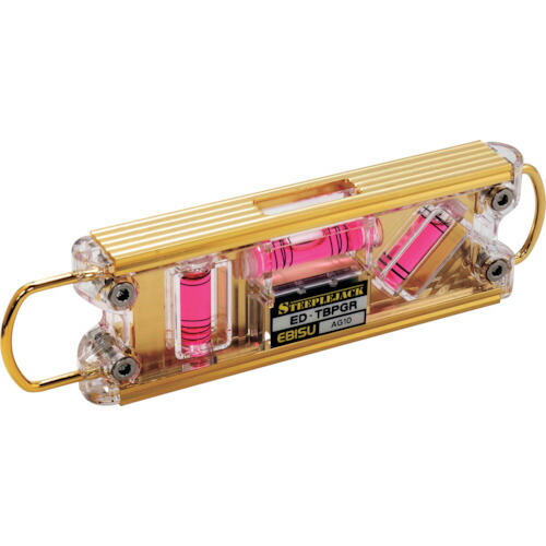 【メール便対応】新潟精機　SK　水平器　鳶レベルＰＲＯ　ゴールド　【品番：ED-TBPGR】 6,302円