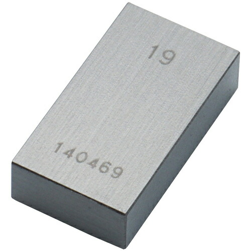 【メール便対応】新潟精機　SK　鋼ブロックゲージ　０級相当品　１９．００ｍｍ　【品番：GB0-1900】