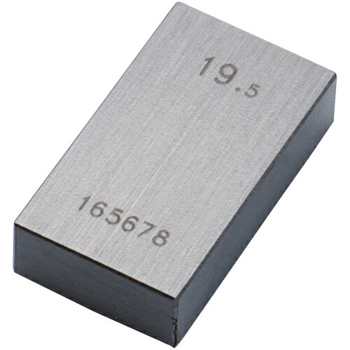 【メール便対応】新潟精機　SK　鋼ブロックゲージ　０級相当品　１９．５０ｍｍ　【品番：GB0-1950】