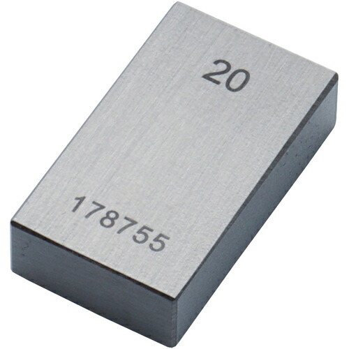 【メール便対応】新潟精機　SK　鋼ブロックゲージ　０級相当品　２０．００ｍｍ　【品番：GB0-2000】