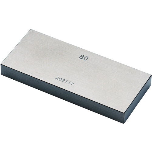 【メール便対応】新潟精機　SK　鋼ブロックゲージ　０級相当品　８０．００ｍｍ　【品番：GB0-8000】