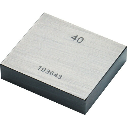【メール便対応】新潟精機　SK　鋼ブロックゲージ　１級相当品　４０．００ｍｍ　【品番：GB1-4000】