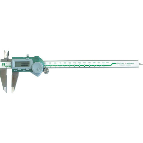 新潟精機　SK　デジタルノギス　超硬チップ付　２００ｍｍ　【品番：GDCS-200W】