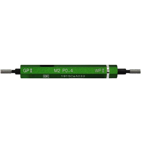 【メール便対応】新潟精機　SK　限界ねじプラグゲージ　工作用　Ｍ２ｘＰ０．４　【品番：GPWP2-0204】