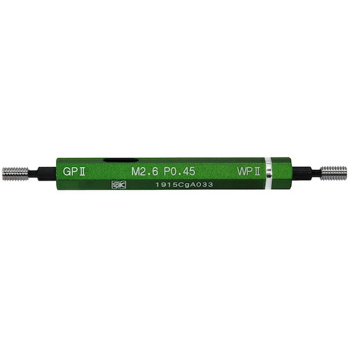 【メール便対応】新潟精機　SK　限界ねじプラグゲージ　工作用　Ｍ２．６ｘＰ０．４５　【品番：GPWP2-026045】