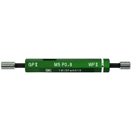 【メール便対応】新潟精機　SK　限界ねじプラグゲージ　工作用　Ｍ５ｘＰ０．８　【品番：GPWP2-0508】
