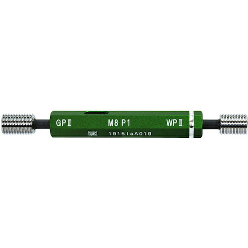 【メール便対応】新潟精機　SK　限界ねじプラグゲージ　工作用　Ｍ８ｘＰ１．０　【品番：GPWP2-0810】