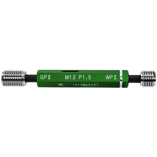 新潟精機　SK　限界ねじプラグゲージ　工作用　Ｍ１２ｘＰ１．５　【品番：GPWP2-1215】