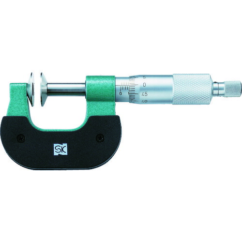 新潟精機　SK　直進式歯厚マイクロメーター　測定範囲０〜２５ｍｍ　【品番：MC200-25D】